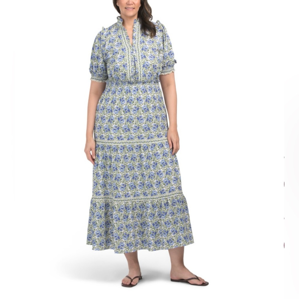 NWT Max Studio London Tiered Maxi Dress